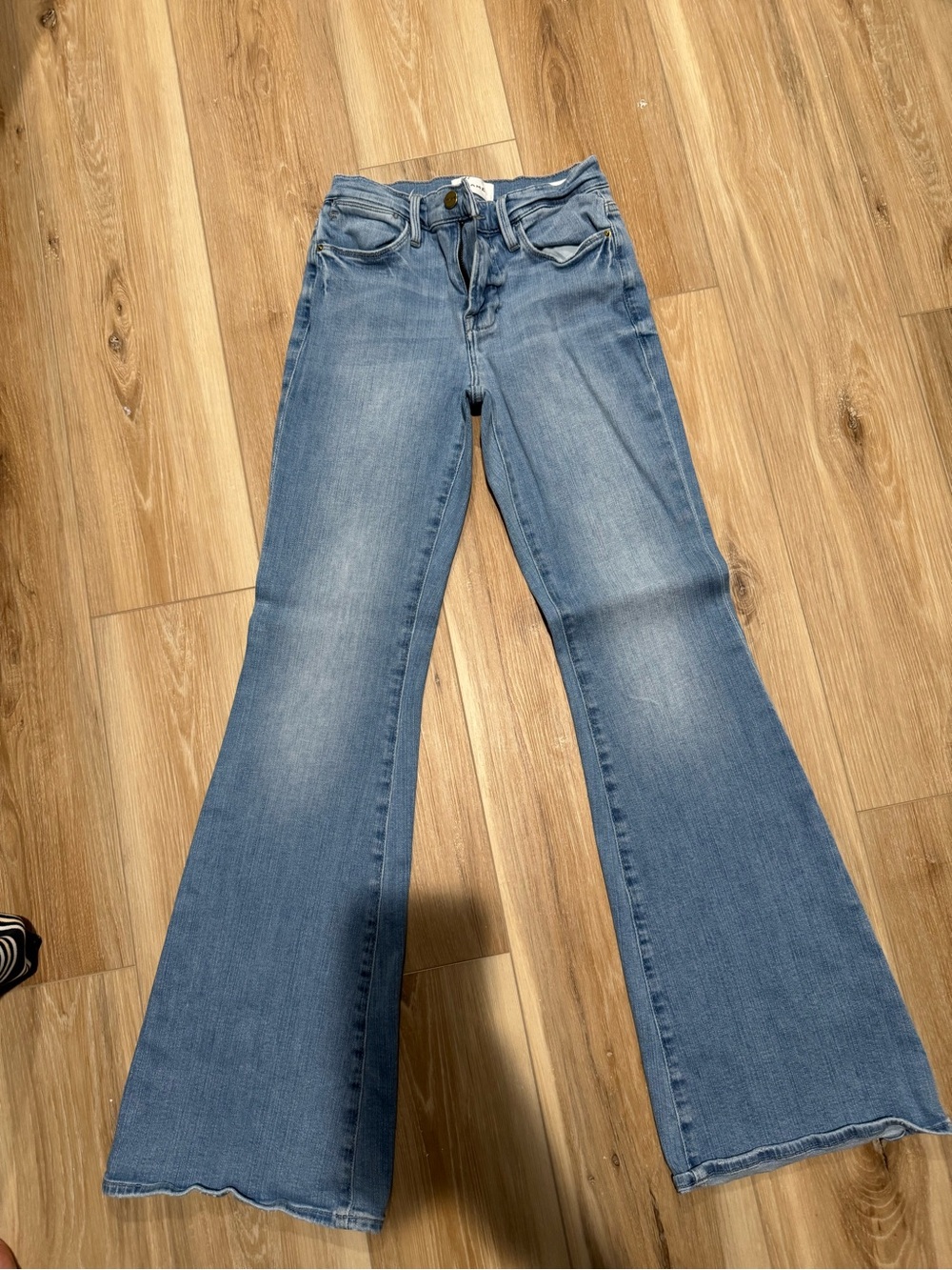 Frame Denim Light Wash Flare Jeans